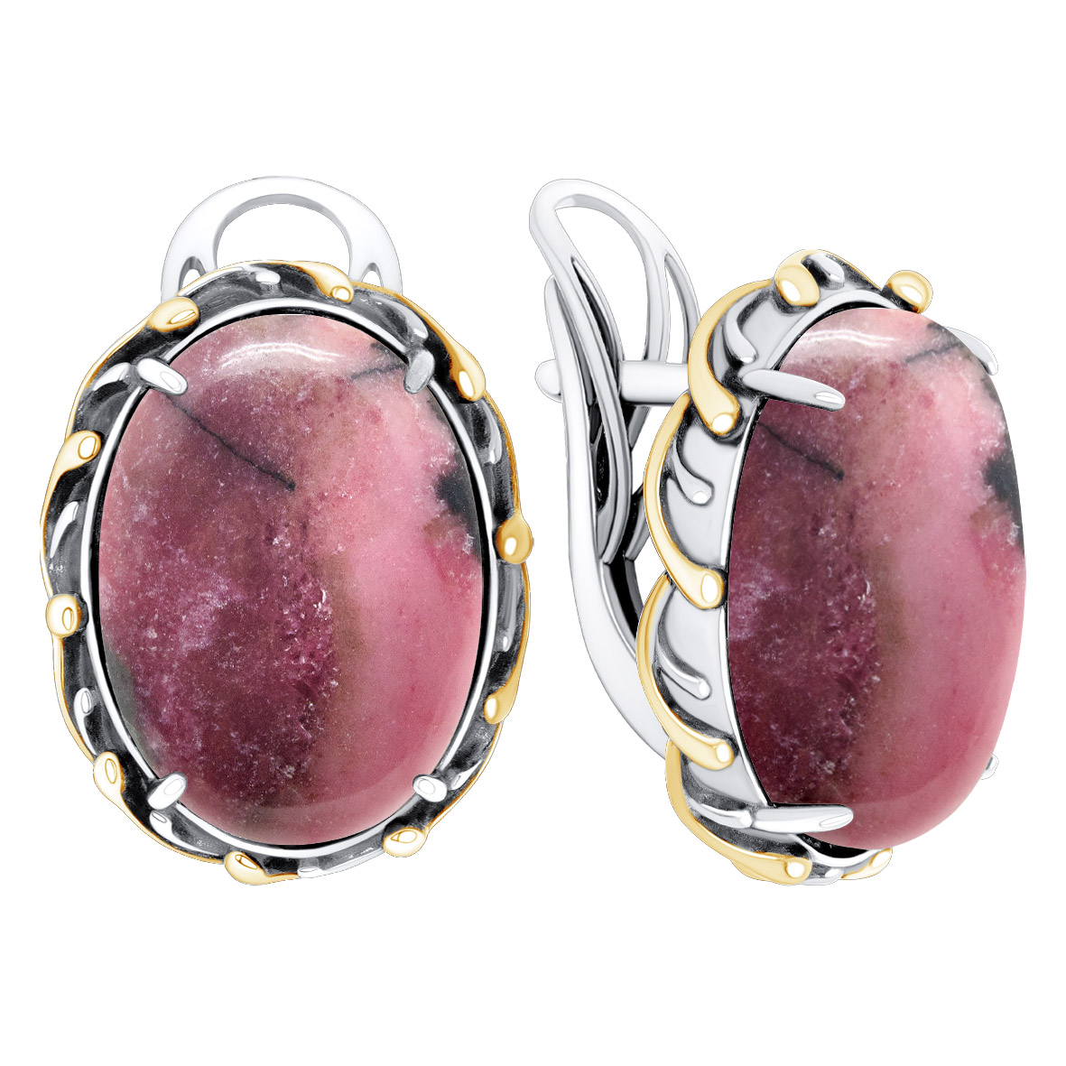 Серьги из серебра с родонитами (Арт. 2317455800).jpg