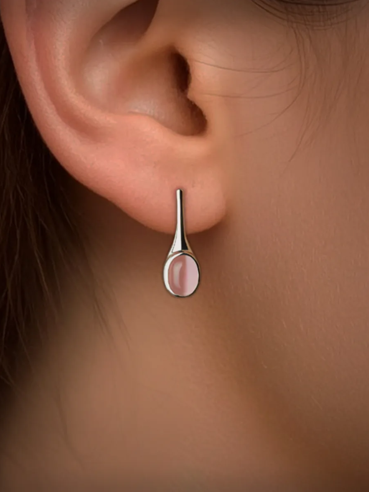 Серьги из серебра с кошачьим глазом (Арт. 2340265035-30)-2.png