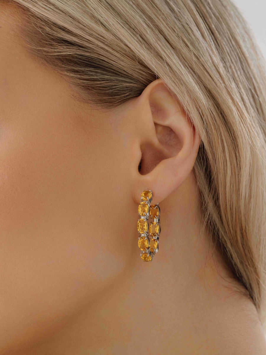 Серьги из серебра с цитринами (Арт. 2340111183)-5.jpg