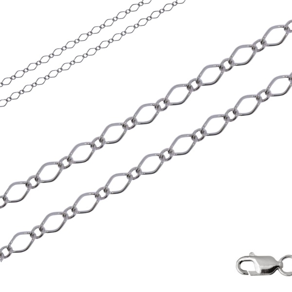 Купить цепь из серебра без вставок