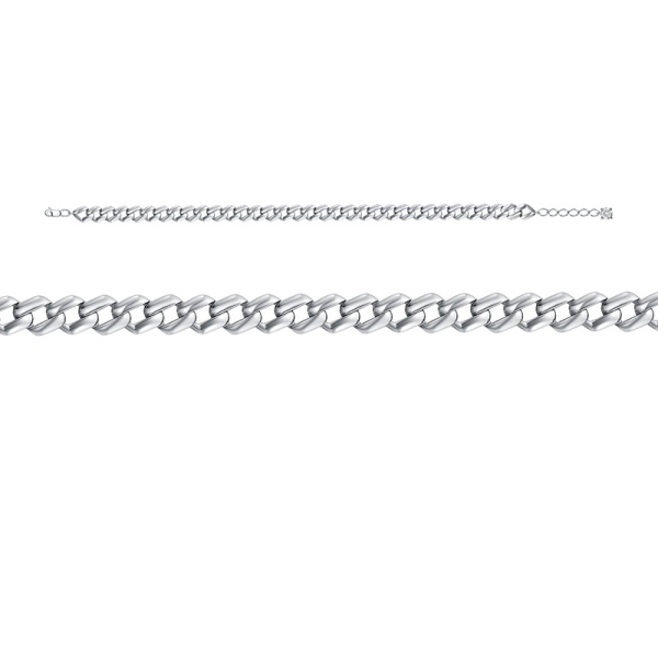 Купить браслет из серебра без вставок