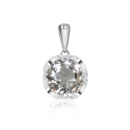 Купить подвеска из серебра с горным хрусталем