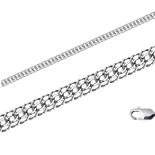 Купить браслет из серебра без вставок