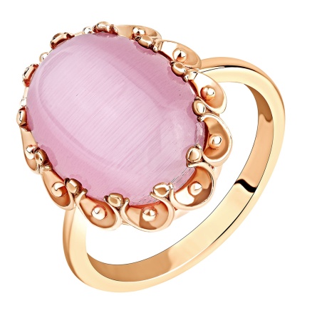 Купить кольцо из серебра с кошачий глазом в интернет-магазине KRASNOE