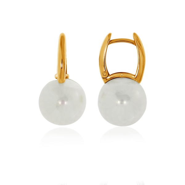 Серьги из серебра с жемчугом Серьги из серебра с жемчугом