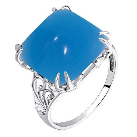 Купить кольцо из серебра с агатом в интернет-магазине KRASNOE