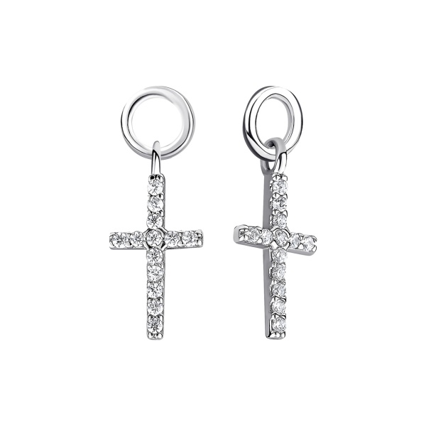 Купить подвеска из серебра с фианитами