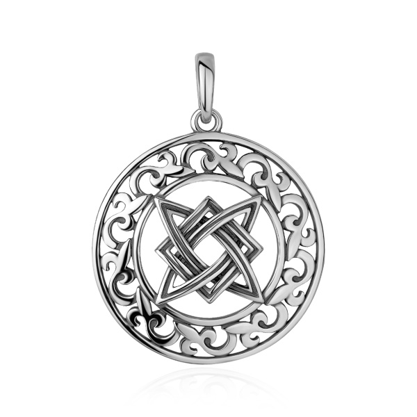 Купить подвеска из серебра без вставок