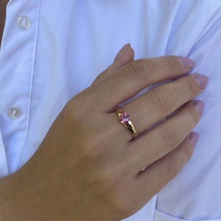 Купить кольцо из серебра с топазом в интернет-магазине KRASNOE