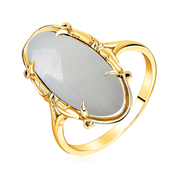 Купить кольцо из серебра с перламутром в интернет-магазине KRASNOE