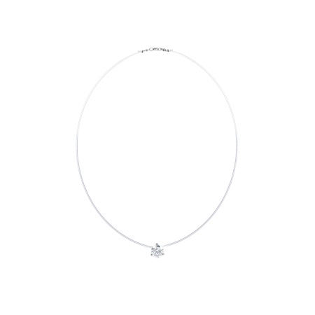 Колье из серебра с фианитом 8340203058-42 Колье из серебра с фианитом 8340203058-42