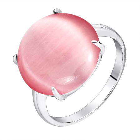 Купить кольцо из серебра с кошачим глазом в интернет-магазине KRASNOE