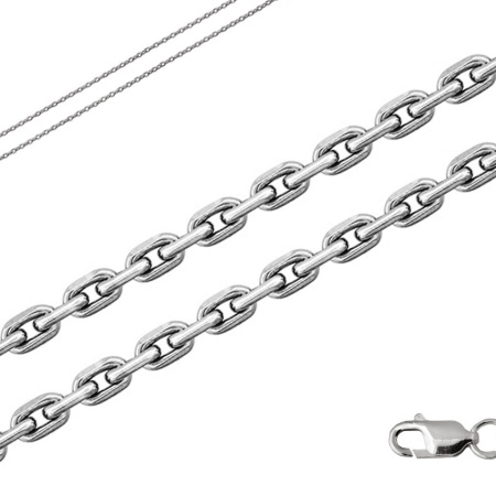 Цепь из серебра без вставок