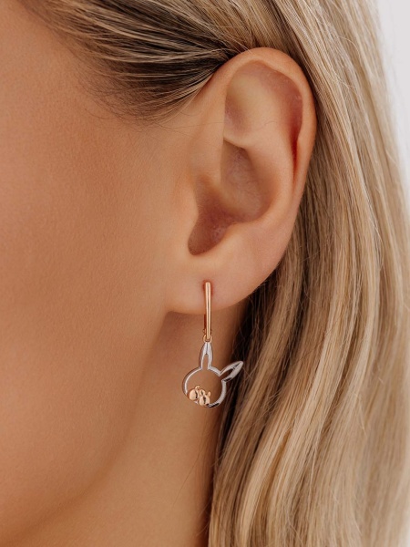 Серьги из серебра без вставок в ювелирном интернет-магазине