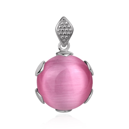 Купить подвески из серебра с кошачим глазом