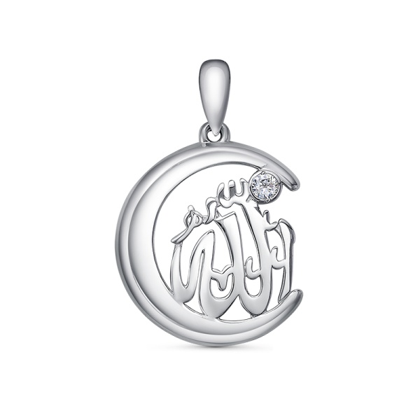 Купить подвеска из серебра с фианитом