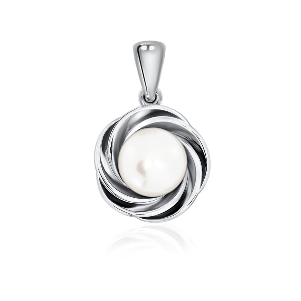 Купить подвеска из серебра с жемчугами