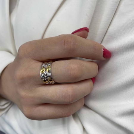 Купить кольцо из серебра без вставок в интернет-магазине KRASNOE