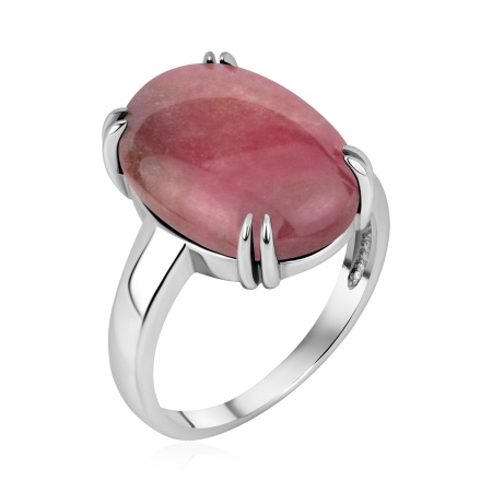 Купить кольцо из серебра с родонитом в интернет-магазине KRASNOE