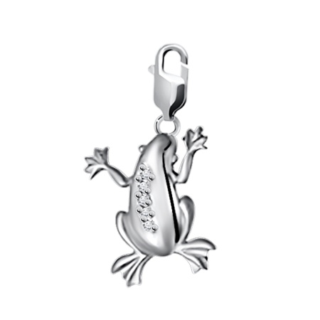 Купить подвеска из серебра с фианитами