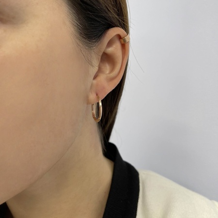 Серьги из серебра без вставок со скидкой Серьги из серебра без вставок со скидкой