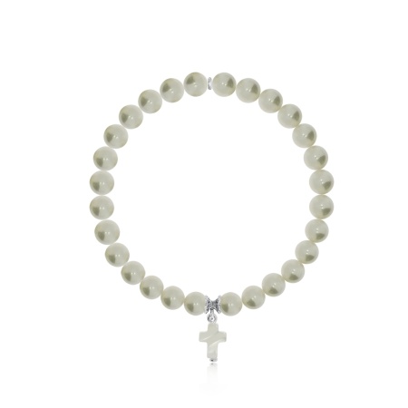 Купить браслет из серебра с жемчугом