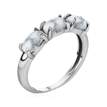 Купить кольцо из серебра с кахолонгом в интернет-магазине KRASNOE