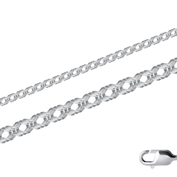 Цепь из серебра без вставок