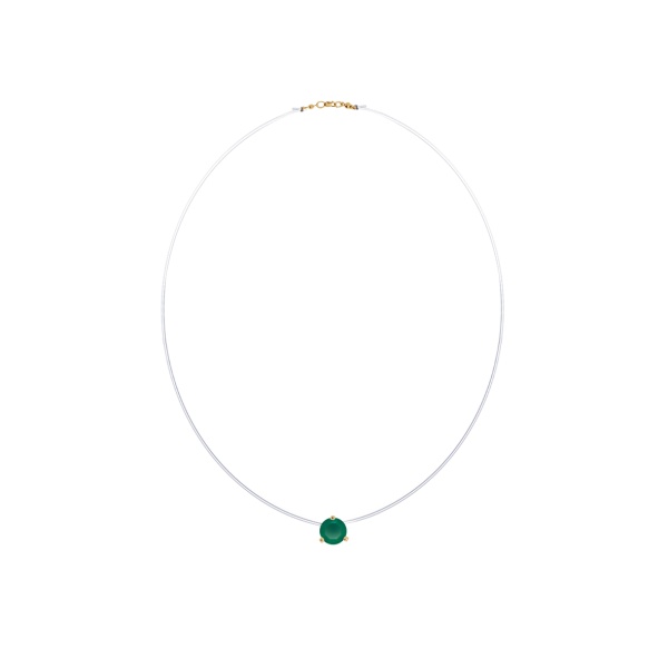 Колье из серебра с агатом