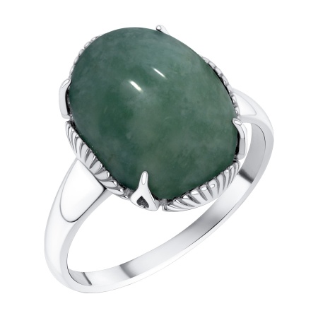Купить кольцо из серебра с амазонитом в интернет-магазине KRASNOE