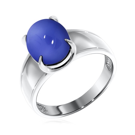 Купить кольцо из серебра с халцедоном в интернет-магазине KRASNOE