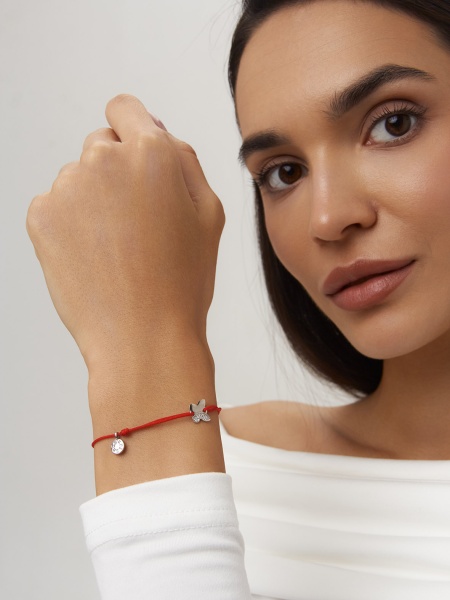 Купить браслет из серебра с фианитами