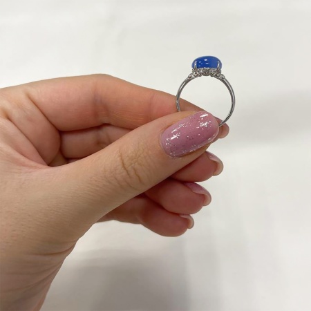 Купить кольцо из серебра с кошачим глазом в интернет-магазине KRASNOE