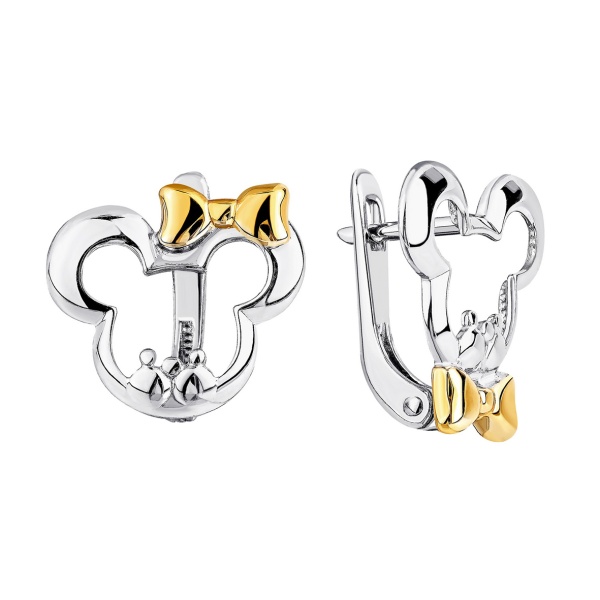 Серьги из серебра без вставок