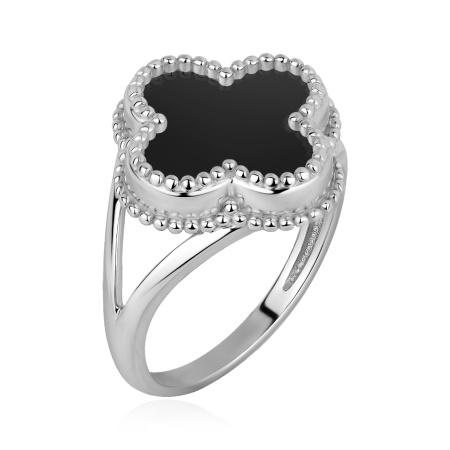 Купить кольцо из серебра с агатом в интернет-магазине KRASNOE