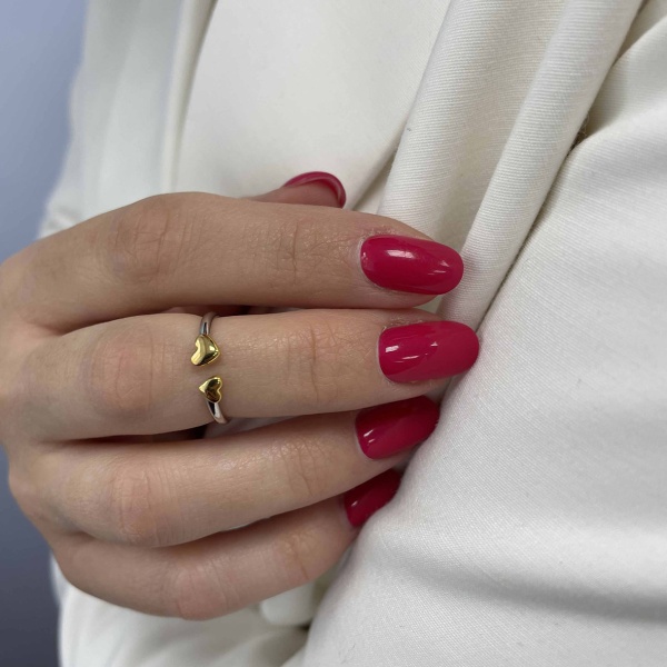 Кольцо из серебра без вставок со скидкой