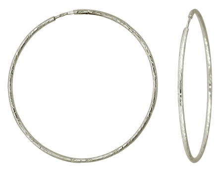 Серьги из серебра без вставок 3400817051-8 от KRASNOE, металл Серебро, вставка Без вставок