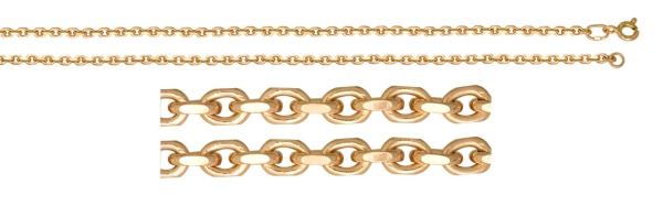 Цепь из серебра без вставок