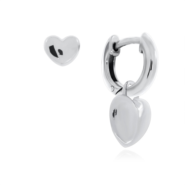 Серьги из серебра без вставок в ювелирном интернет-магазине