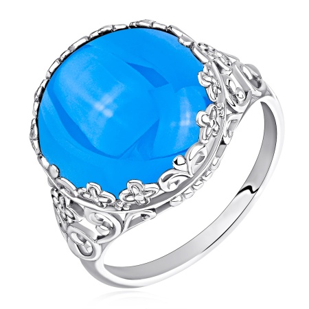 Купить кольцо из серебра с агатом в интернет-магазине KRASNOE