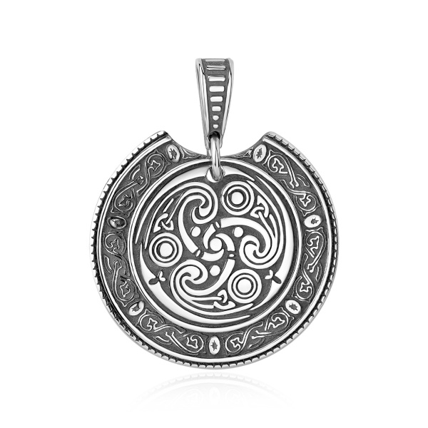 Купить подвеска из серебра без вставок