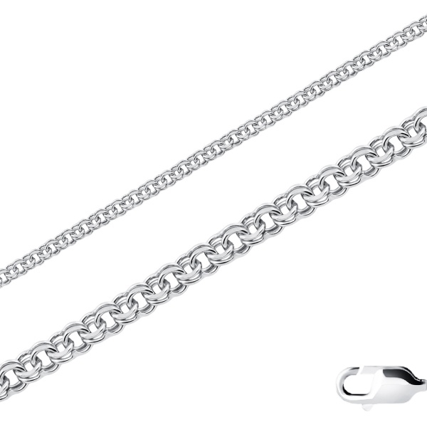 Купить браслет из серебра без вставок