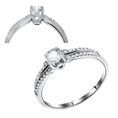 Купить кольцо из серебра с фианитами в интернет-магазине KRASNOE Купить кольцо из серебра с фианитами в интернет-магазине KRASNOE