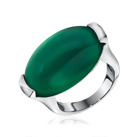 Купить кольцо из серебра с агатом в интернет-магазине KRASNOE