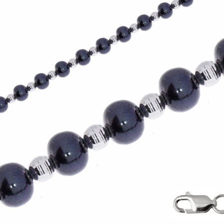 Купить браслет из серебра с жемчугами