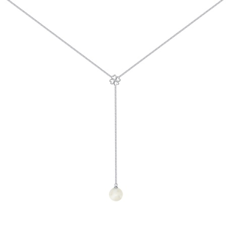 Колье из серебра с жемчугом 8340243235-40