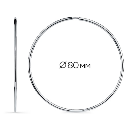 Серьги из золота без вставок 002-0739-0000-031 от KRASNOE, металл Золото, вставка Без вставок