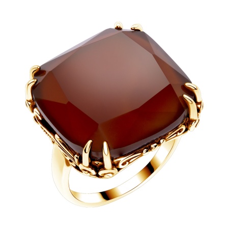 Купить кольцо из серебра с агатом в интернет-магазине KRASNOE