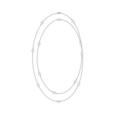 Колье из серебра с кварцем