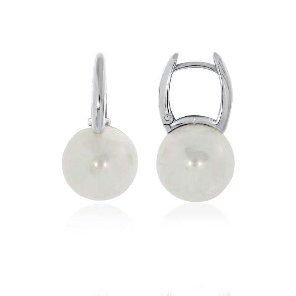 Серьги из серебра с жемчугом Серьги из серебра с жемчугом